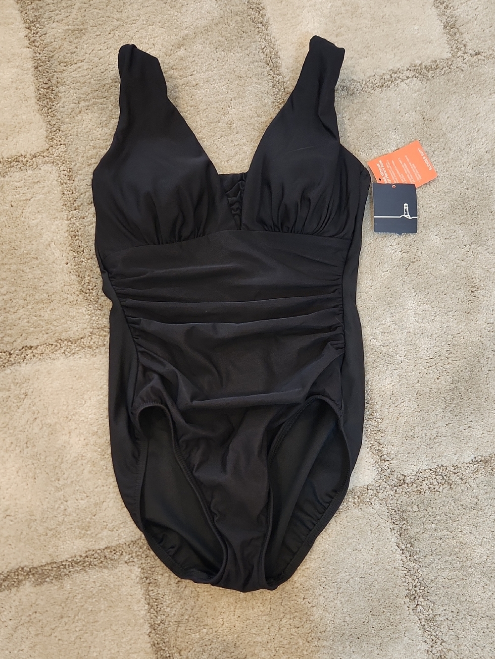 Lands' End Slender Suit In Black